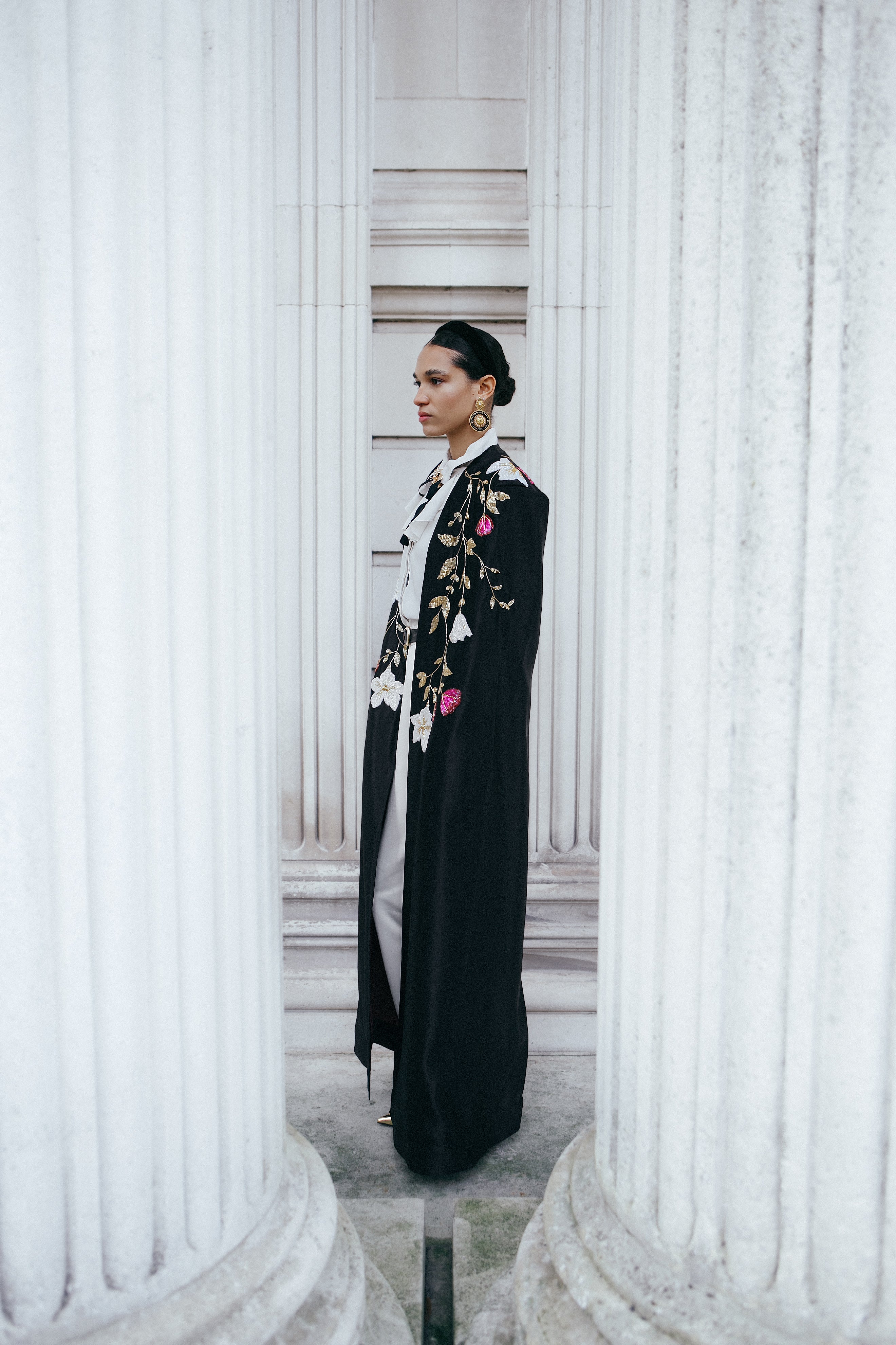 The Xahra Noir Cape