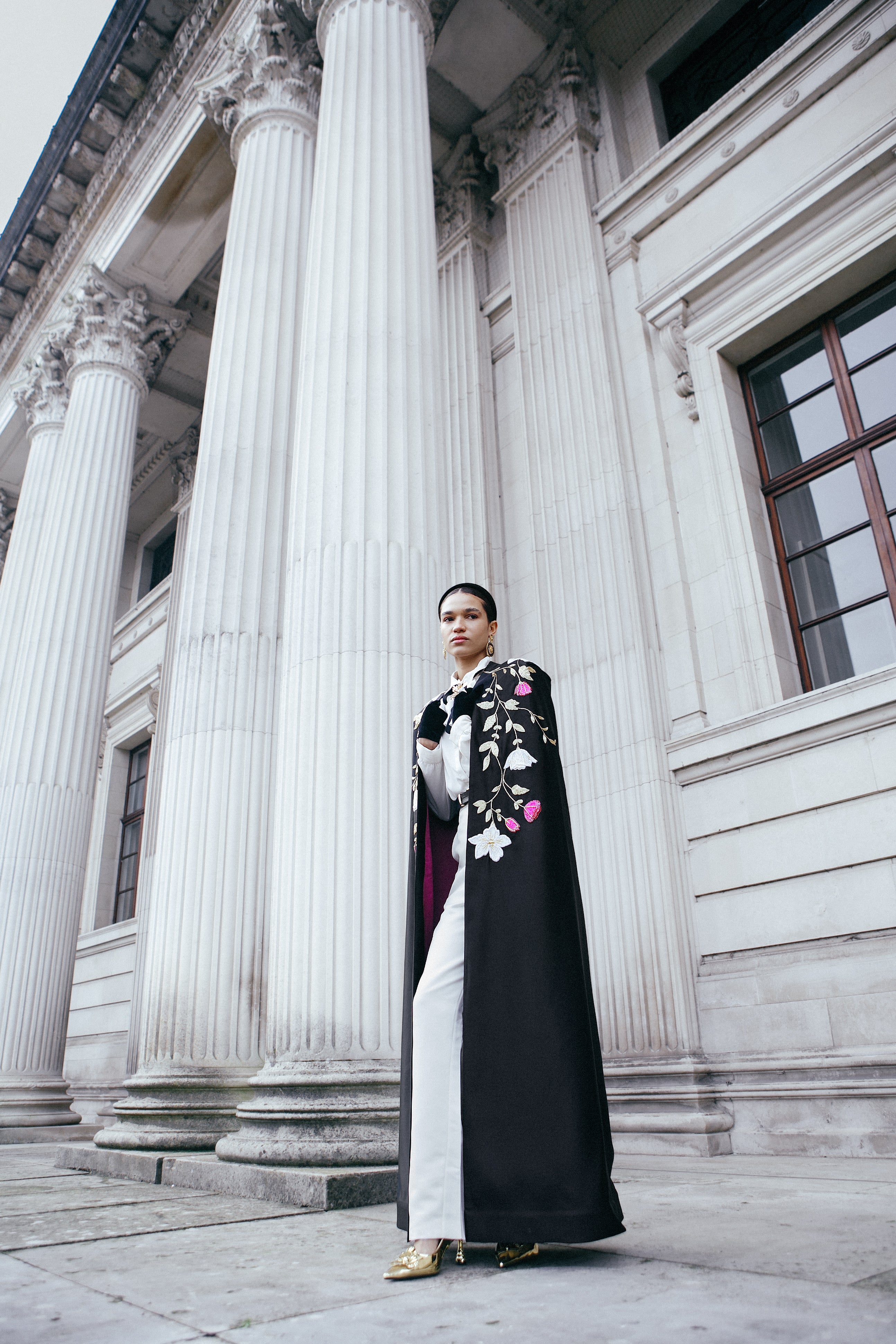 The Xahra Noir Cape