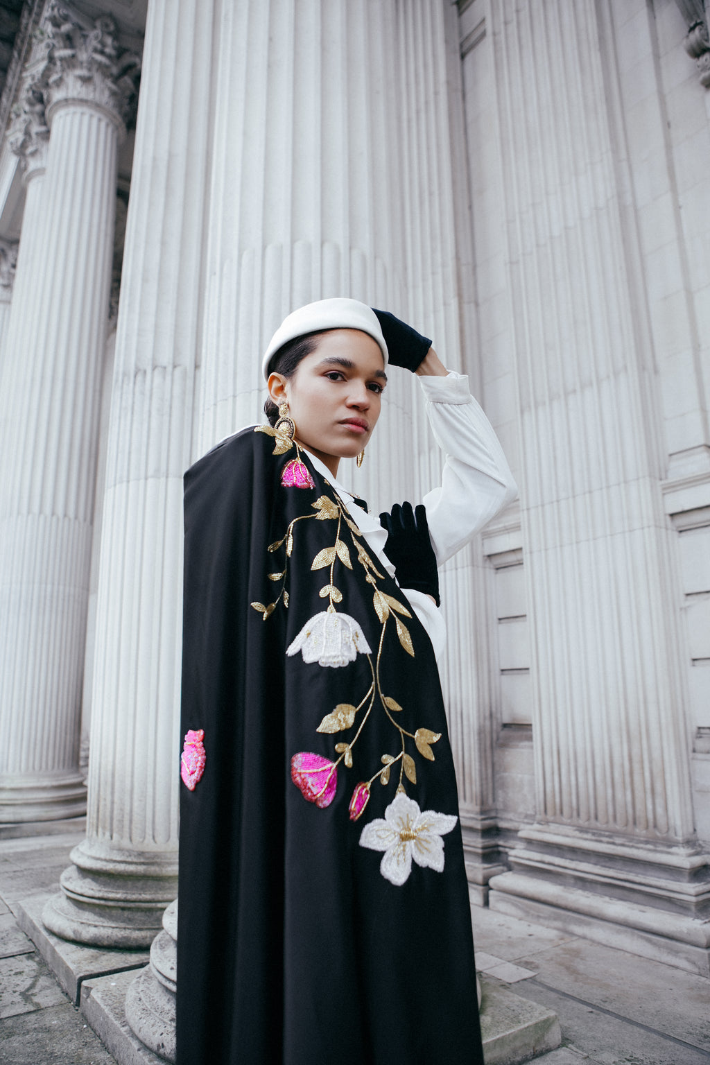 The Xahra Noir Cape