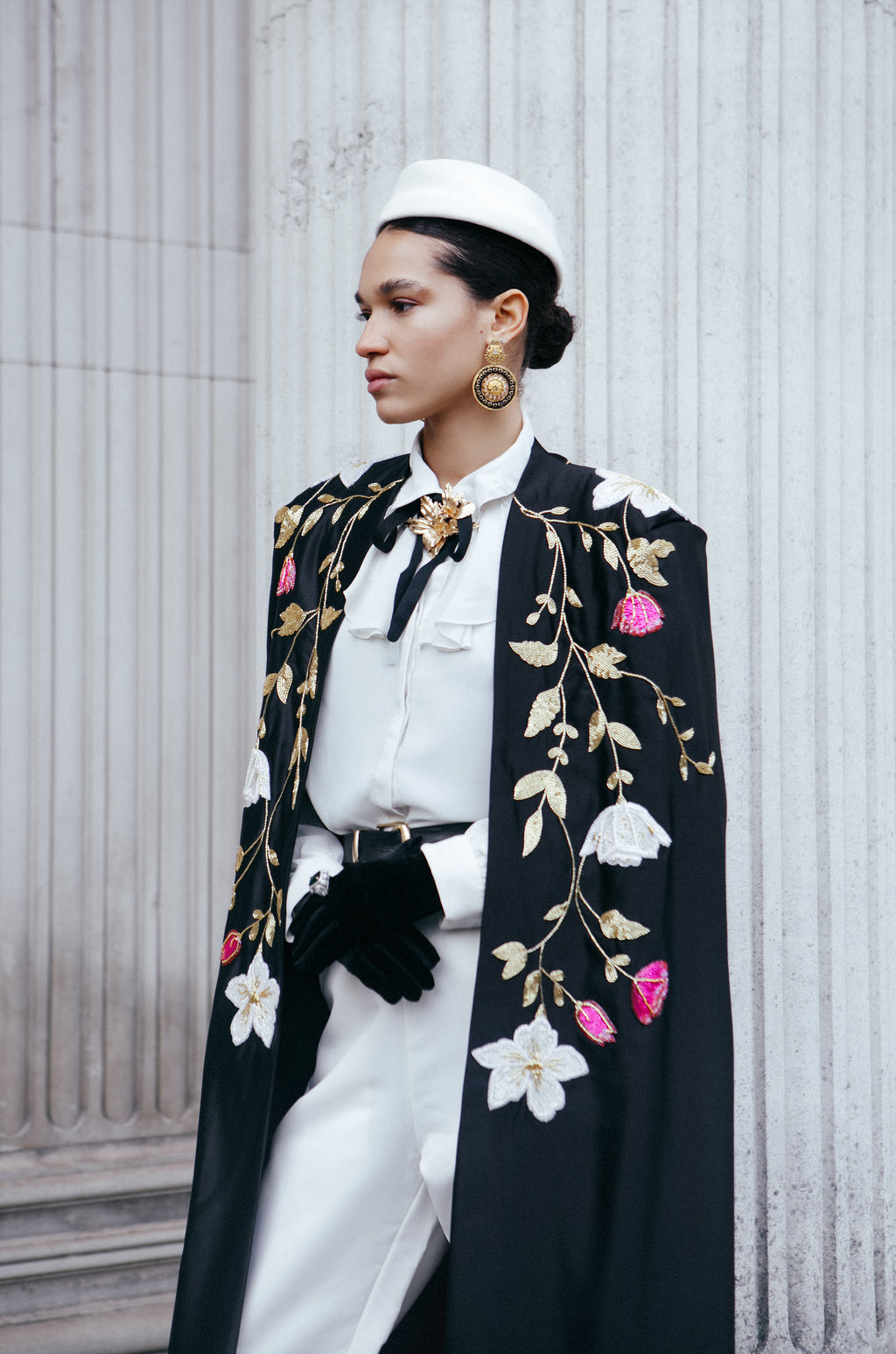 The Xahra Noir Cape
