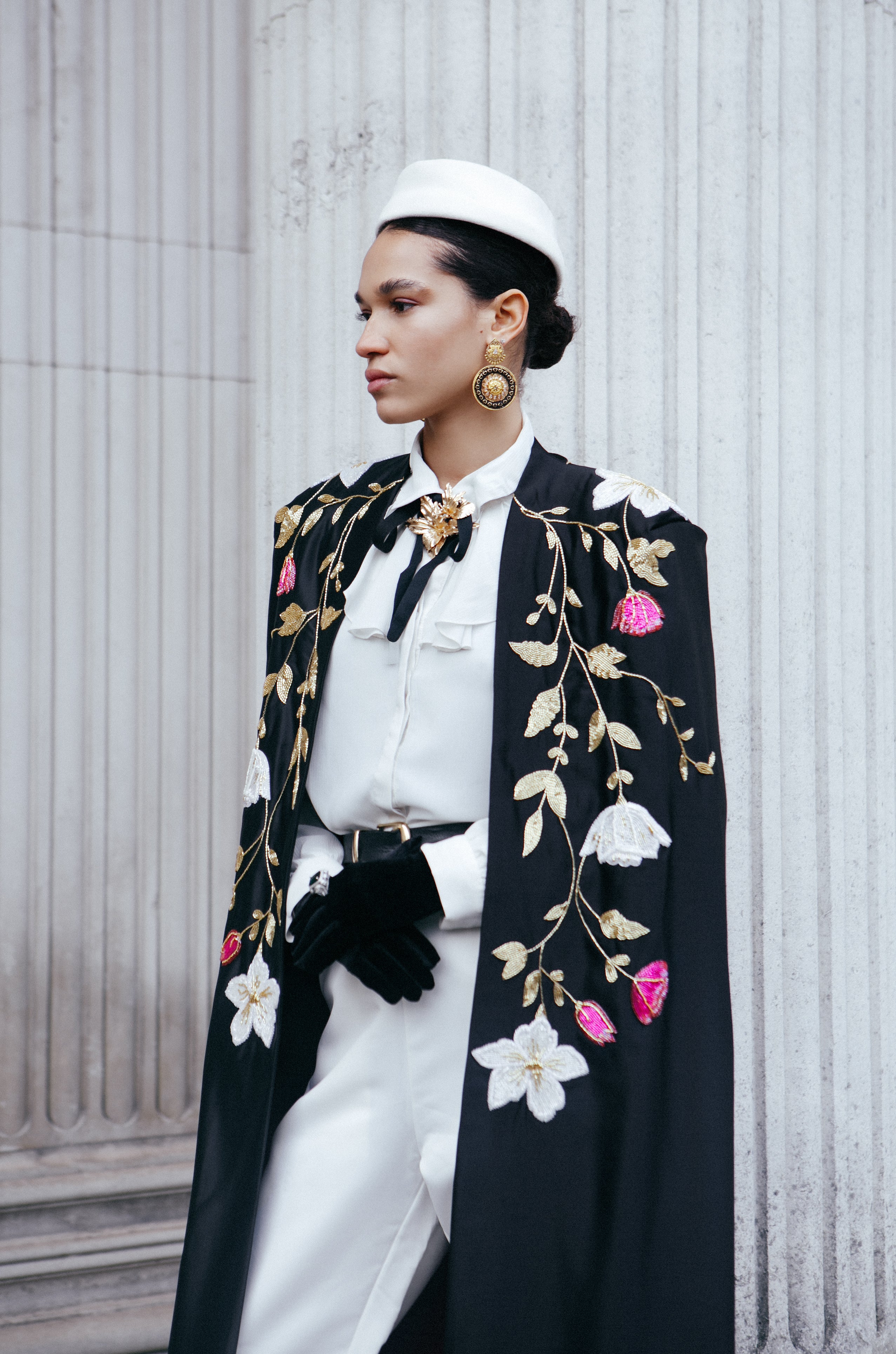 The Xahra Noir Cape