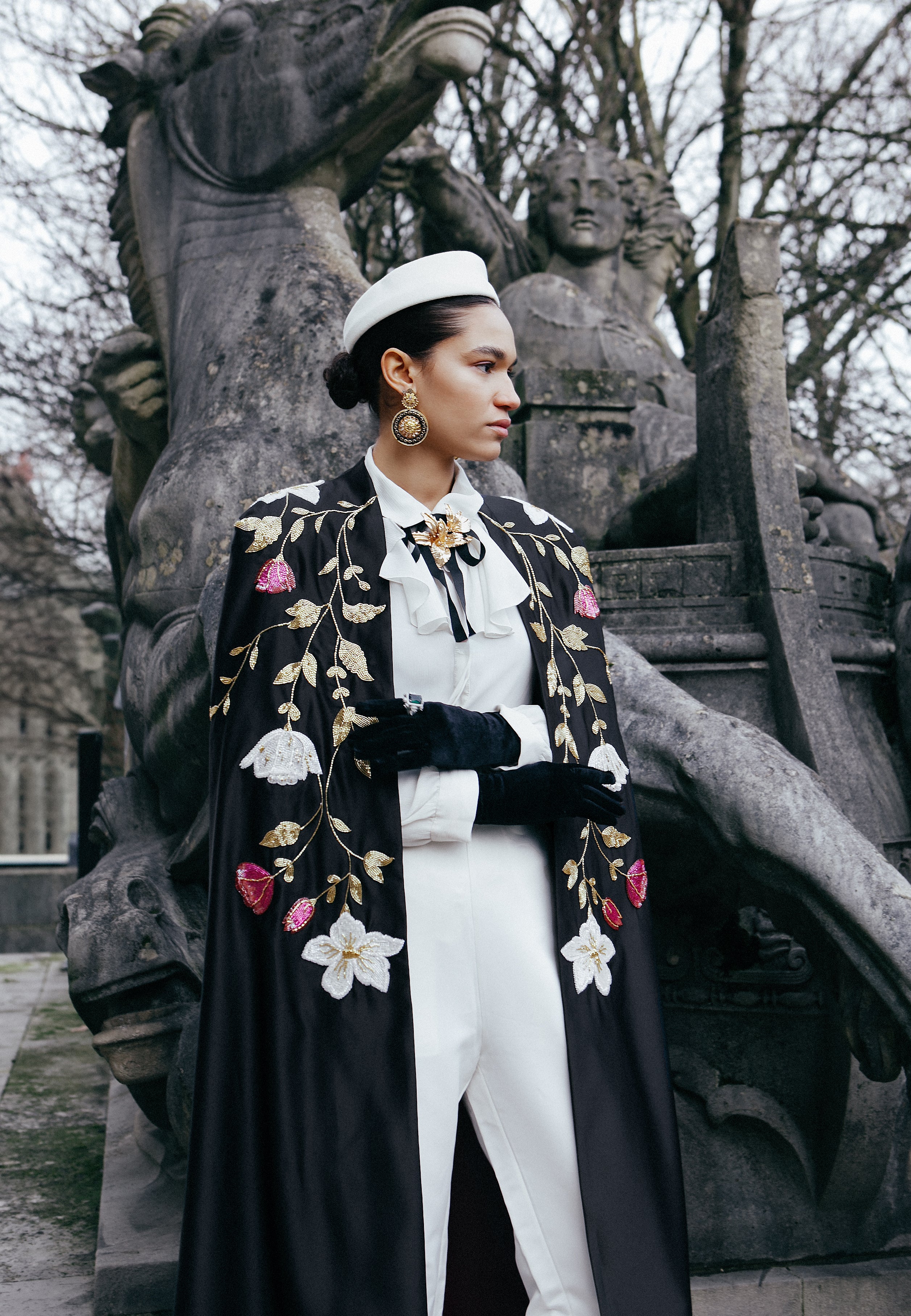 The Xahra Noir Cape