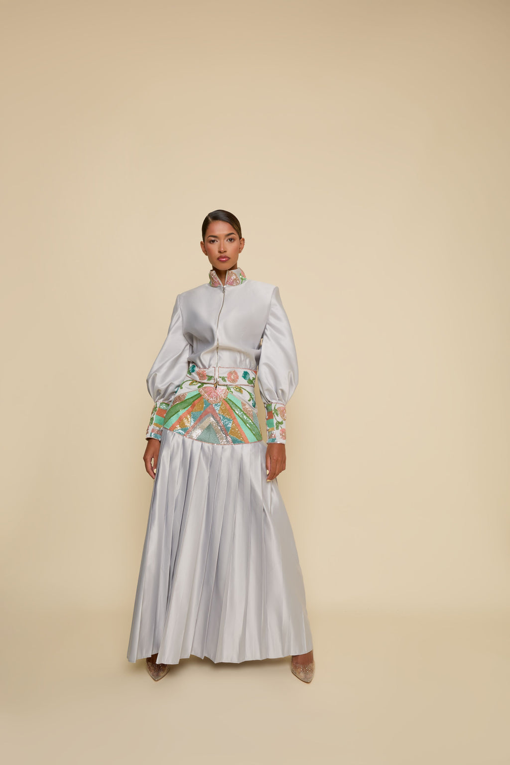 Le Kaya Hand-Embroidered Luxury Hybrid Sports Set