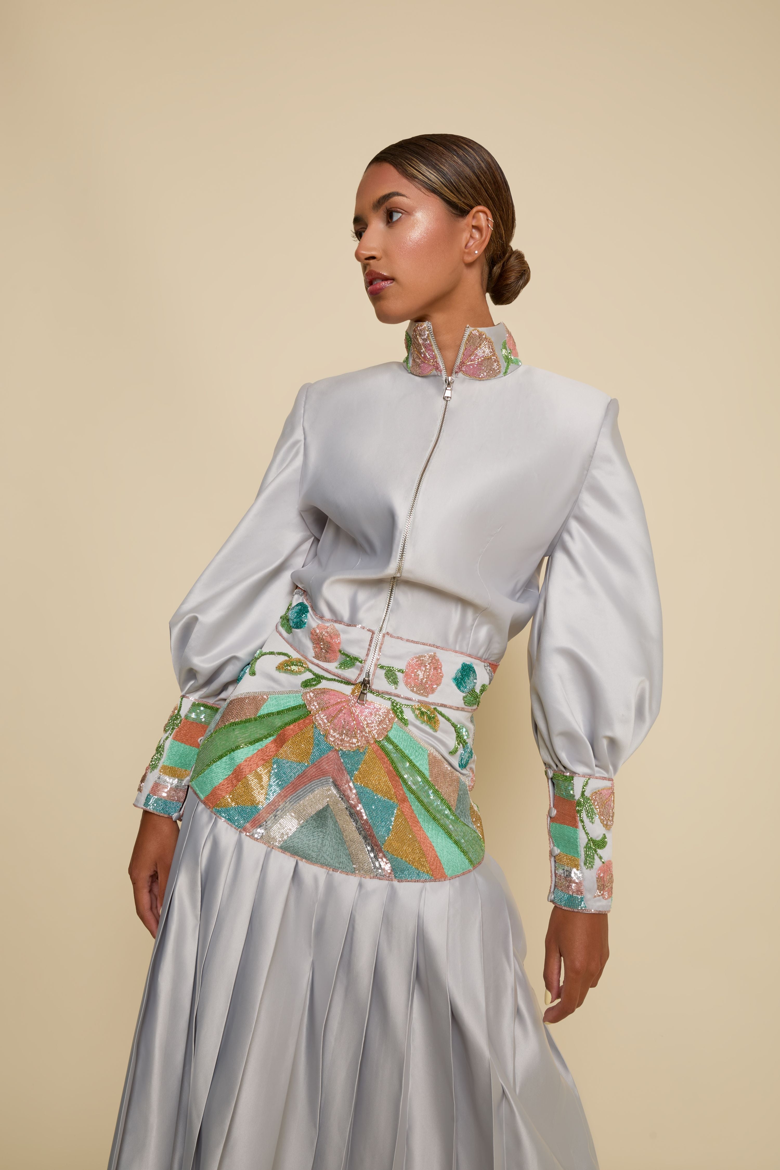 Le Kaya Hand-Embroidered Luxury Hybrid Sports Set